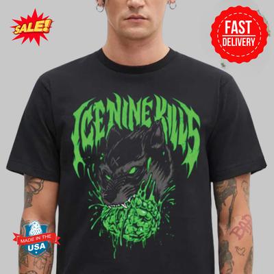 Классическая футболка Ice Nine Kills INK Wolf