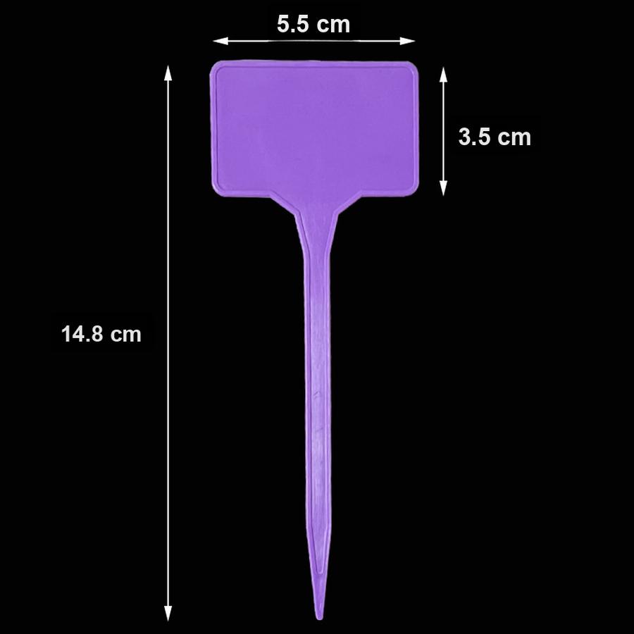 10 шт. Цветочный горшок Пластиковый Суккулент Садовый маркер Бирка для растения Бирка-этикетка Подвесная бирка