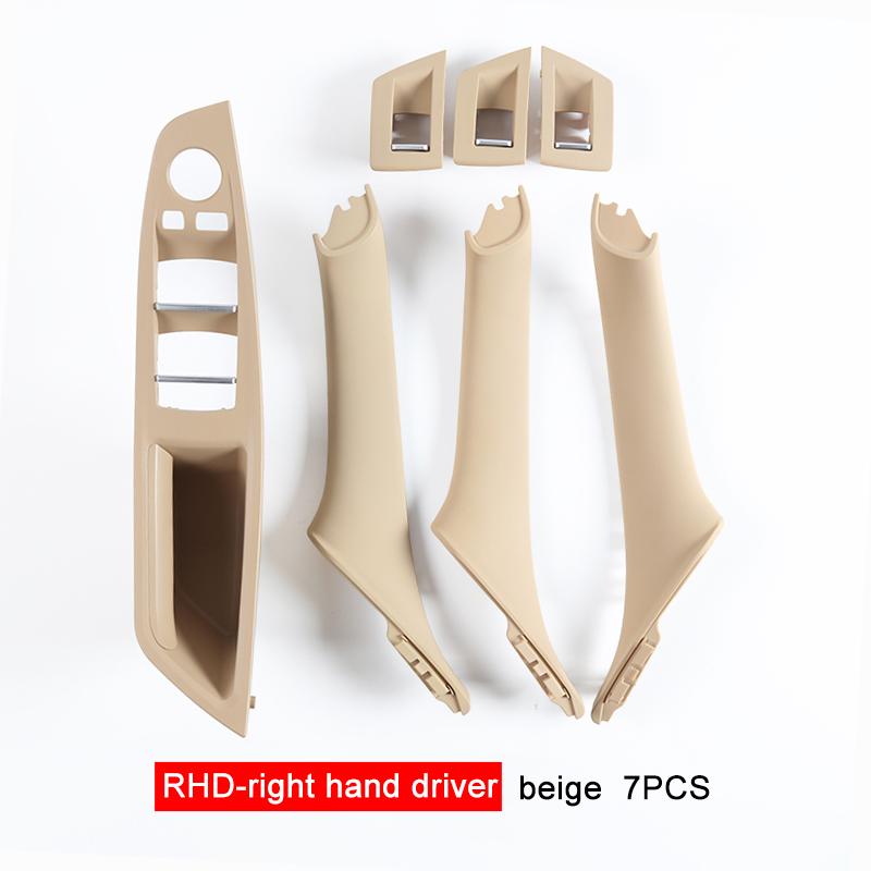 Left Right Hand Drive 7PCS For BMW 5 series F10 F11 520i 523i 525i Car Interior Replacement Inner Door Handle Panel Pull Trim