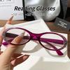 Fashion Women Reading Glasses Presbyopia Small Frame Cat Eyes Far-sighted Eyeglasses With Diopters Unisex +1.0+4.0 Ultralight