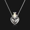 Transparent Openable Necklace Water Drop Mini Bottles Necklace Glaze Vial Pendant  Keepsake