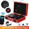 33 45 78 RPM LP Record Player Wireless USB Bluetooth Antique Gramophone Turntable Disc Vinyl Audio Output Out