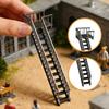 1/64 Staircase Model Display Stand Accessories,Small Decorations DIY ,Miniature Stairs for Home