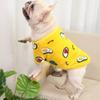 Толстовка с капюшоном для маленьких собак с милым принтом, жилет, зимняя теплая одежда для домашних животных, толстовка для французского бульдога, ши-тцу, куртка для щенков, собак, кошек, одежда для домашних животных