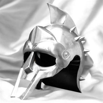 Шлем римского гладиатора, выкованный вручную спартанский доспех с шипастым гребнем для LARP, SCA, подарочный шлем