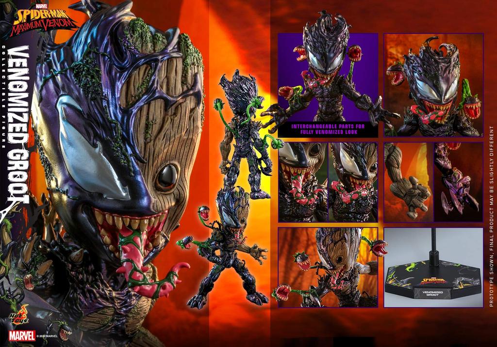 TV Masterpiece Maximum Venom Figure Groot Venom Version Figure Spider-Man Non-Scale