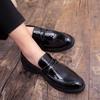 Casual Men Shoes Outdoor Fashion Luxury Brand Slip On Formal Loafers Moccasins Italian Black Male Club Party Flats Men Shoes