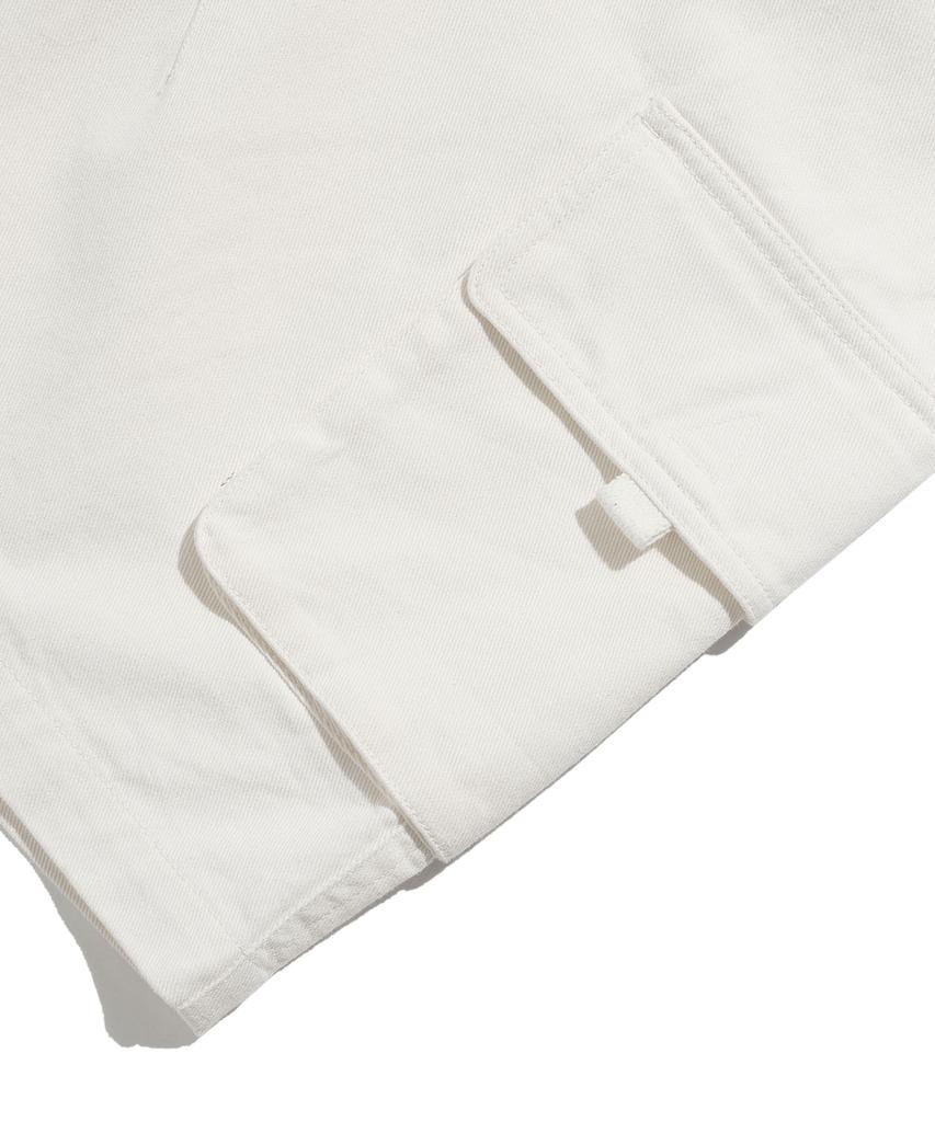 ISTKUNST Cargo Midi-Over Pants_White(Ik2Emmpa60A)
