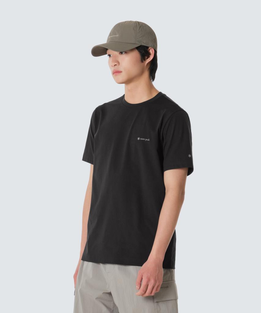 SNOWPEAK APPAREL Quick-Dry Primeflex Short Sleeve T-Shirt (S26Mmtts20) Black