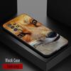 Милые чехлы с животными-лисами для Samsung Galaxy A52 5G Funda A13 A54 A52s A53 A72 A73 A33 A23 A32 A51 A71 Мягкий ТПУ Силиконовый Черный Чехол