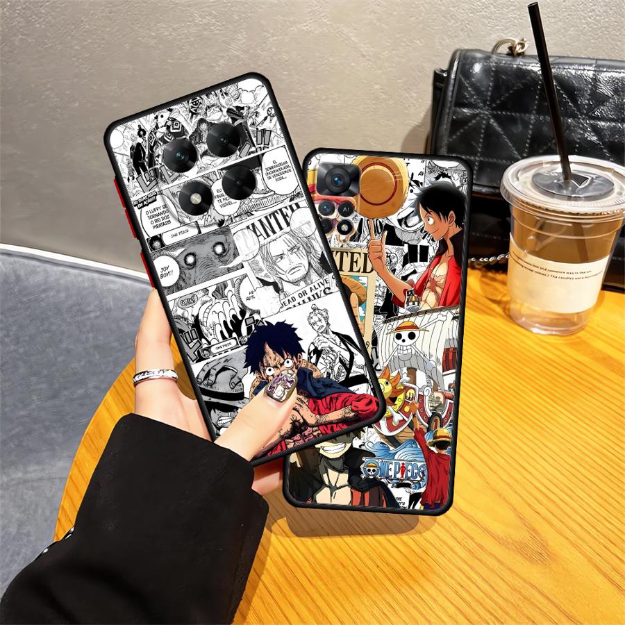 Back Phone Cover Case for Xiaomi Redmi 12C 13C 14C K40 Pro 10 A4 A1 A2 Plus 9 One Piece Captain Luffy