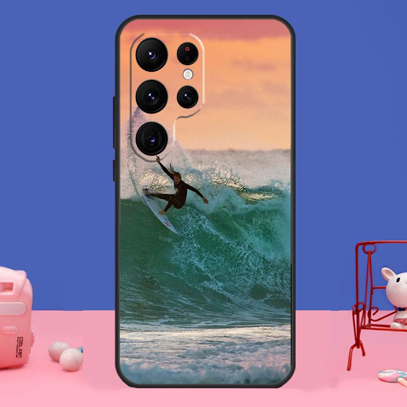 Чехол 'Волна для серфинга' для Samsung Galaxy S24 Ultra S23 S22 S21 S20 FE Note 20 S8 S9 S10 Note 10 Plus