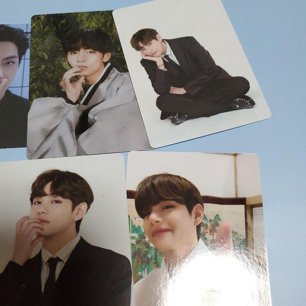 [USED] BTS Official V Mini Photo Trading Cards Set of 22