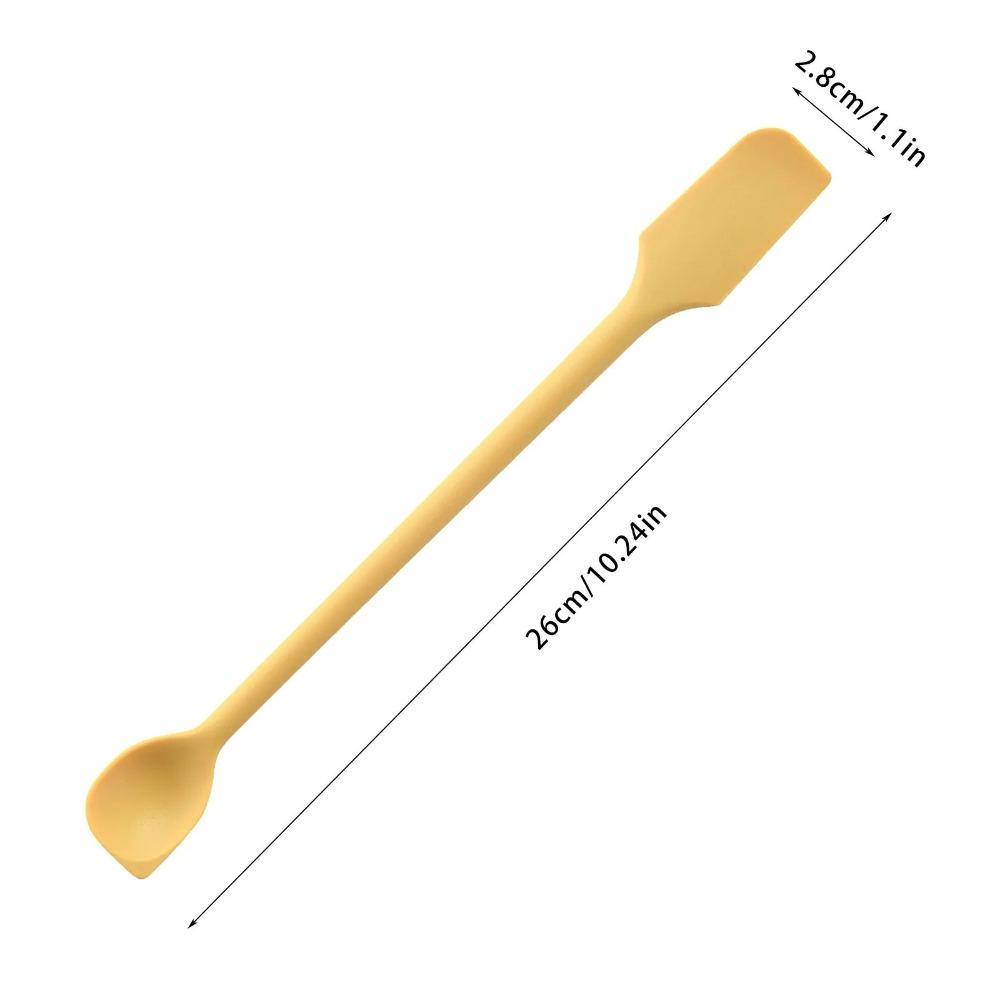 4Pcs Lengthened Silicone Spatula Set Heat Resistant Butter Spreader Jam Scraper Cake Cream