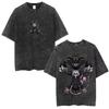 Anime Hunter X Hunter Phantom Troupe Washed Tshirts Hisoka Graphic Print T Shirts Men Women Clothing Cotton Oversized Tee Shirt