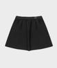 Belloel Mini Shirred Skirt Black