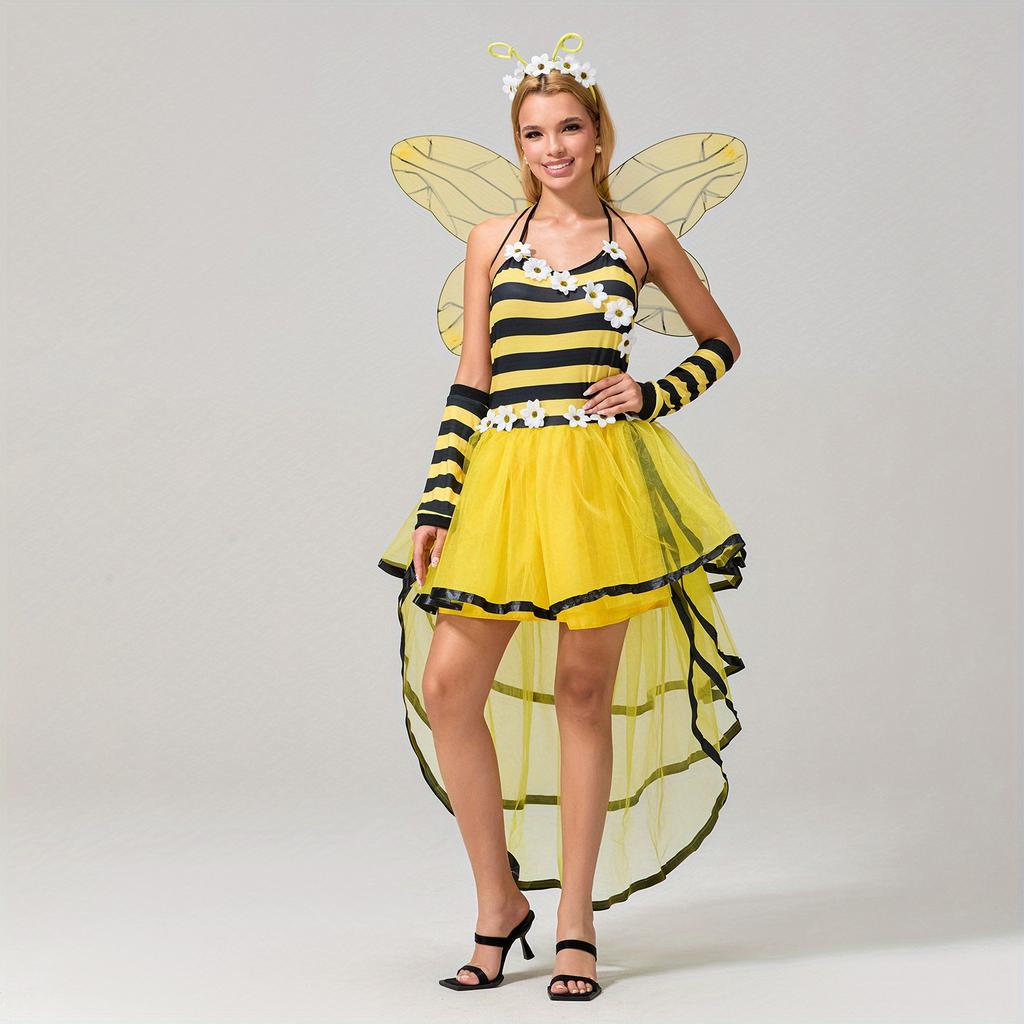 Carnival Halloween Bee Ladybug Costume Unisex Adult Kids Cosplay Festival Party Outfit