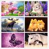 Huacan 5d Алмазная мозаика вышивка крестиком животные картина стразы Алмазная вышивка распродажа Декор для детской комнаты