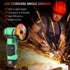 12V Cordless Angle Grinder Tool Kit Portable Lithium Electric Angle Grinder 19500rpm Mini