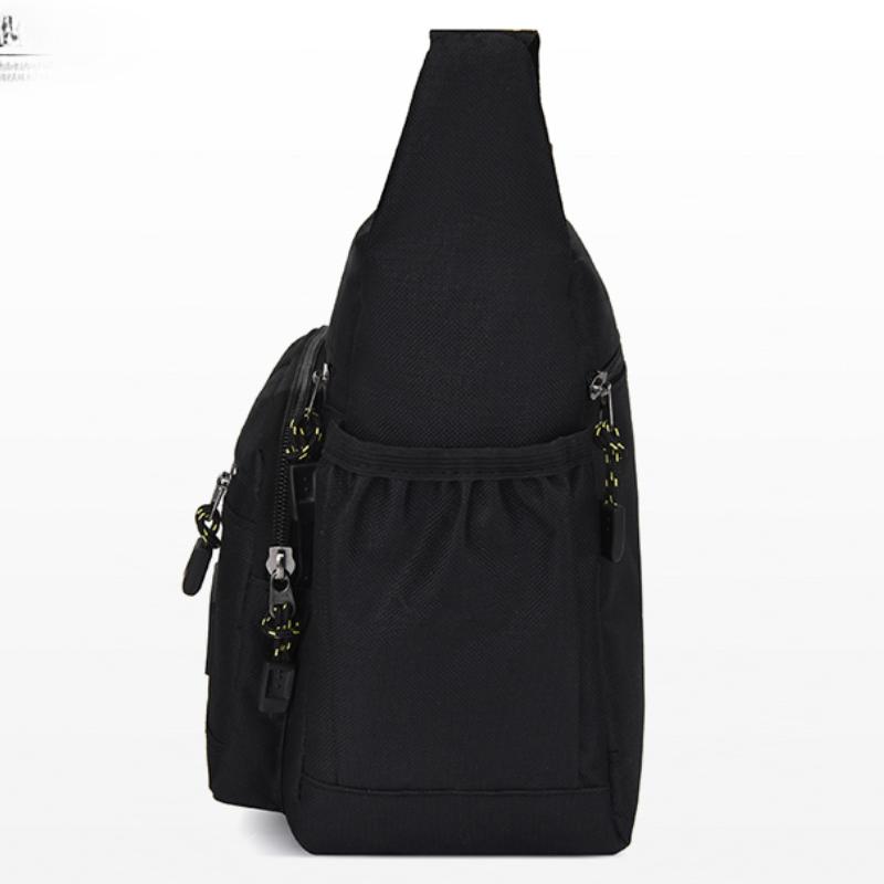 Мужская сумка через плечо из ткани Оксфорд, повседневная дорожная сумка через плечо, большая вместимость, средняя по возрасту, маленькая квадратная сумка, сумка для инструментов