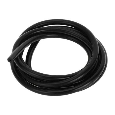 INFINAUTO Силиконовый вакуумный шланг для двигателя 5 футов 1/16" 2 мм ID 2,5 мм толщина Вакуумная линия автомобиля Силиконовый Черный Высокотемпературный