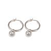 LAYERMOOD 24 Two way ball ring Earring -silver925