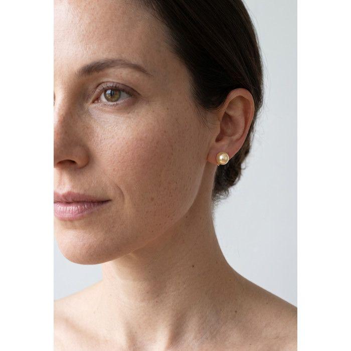 Boucles d'Oreilles - Pearls &amp; Colors - Véritables Perles de Culture - Or Jaune 9 Cts - Rose Naturel - 7-8 mm