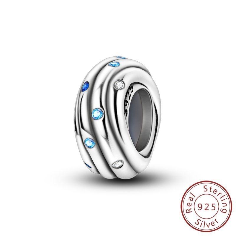 Созвездие 12 зодиака Овен Телец Diy Подвески 100% Стерлингового Серебра 925 пробы Камень Подходит Оригинальный Новый Браслет Ювелирные Изделия Подарок