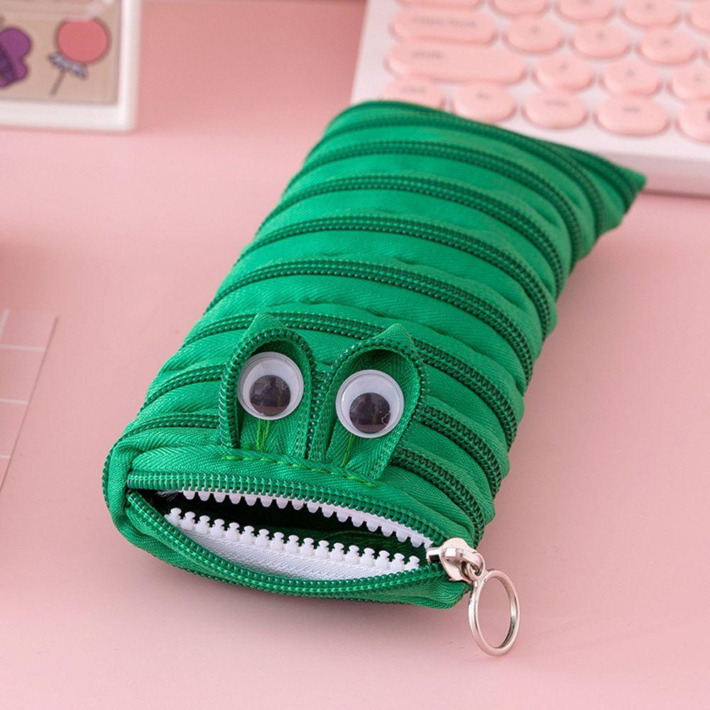 Funny Cartoon Large Capacity Kids Gift Pouches Zipper Pencil Case Storage Bag Pen Bags Pencilcases