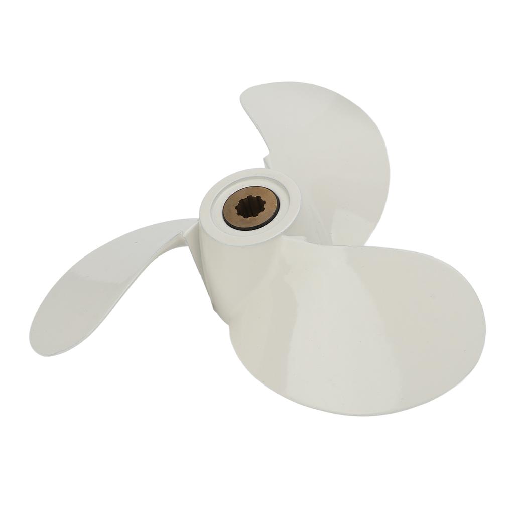 Морской гребной винт 7 1/4 дюйма 6L5‑45943‑00‑EL 9 шлицев 3 лопасти Замена гребного винта для лодочного мотора 2,5 л.с. 3 л.с. F2.5A 3A