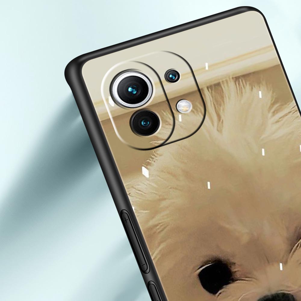 Cute Little Dog Phone Case Cover for Xiaomi Mi 17 15 14 13 12 11 Ultra 15T 14T 13T 12T 11T Pro Lite 5G Soft TPU Shell Fundas Bag