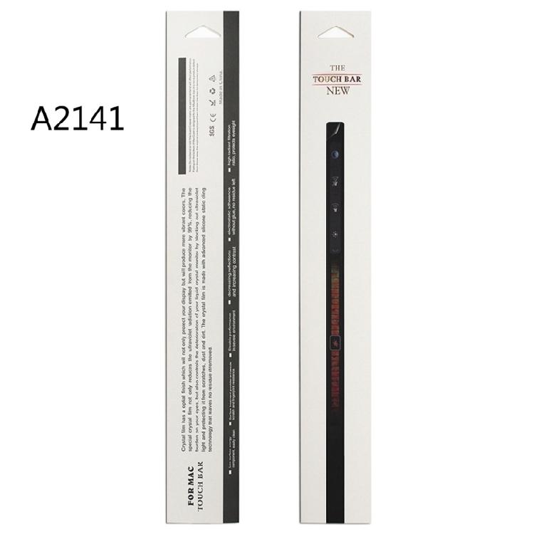 Прозрачная защитная пленка-наклейка на Touch Bar для MacBook Pro 16 A2141 Защита