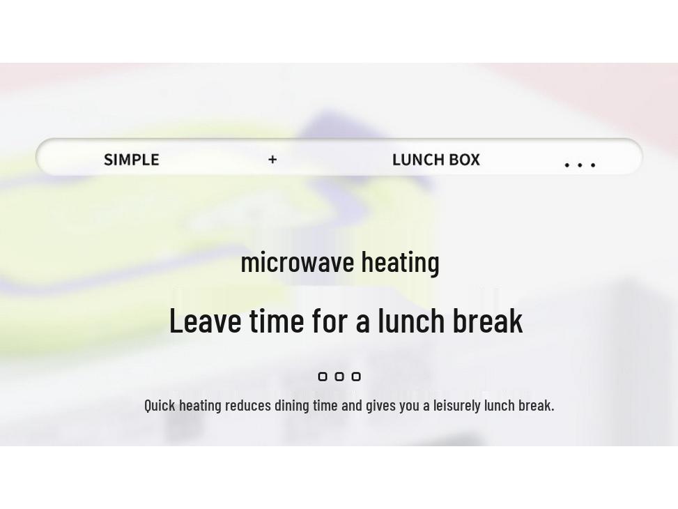Портативный бенто-бокс для микроволновки с отделениями для студентов - контейнер для салатов и закусок с сохранением свежести