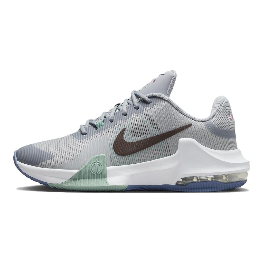 Nike Кроссовки унисекс Air Max Impact 4 Wolf Grey Burgundy Crush Mineral Diffused-Blue DM1124-007