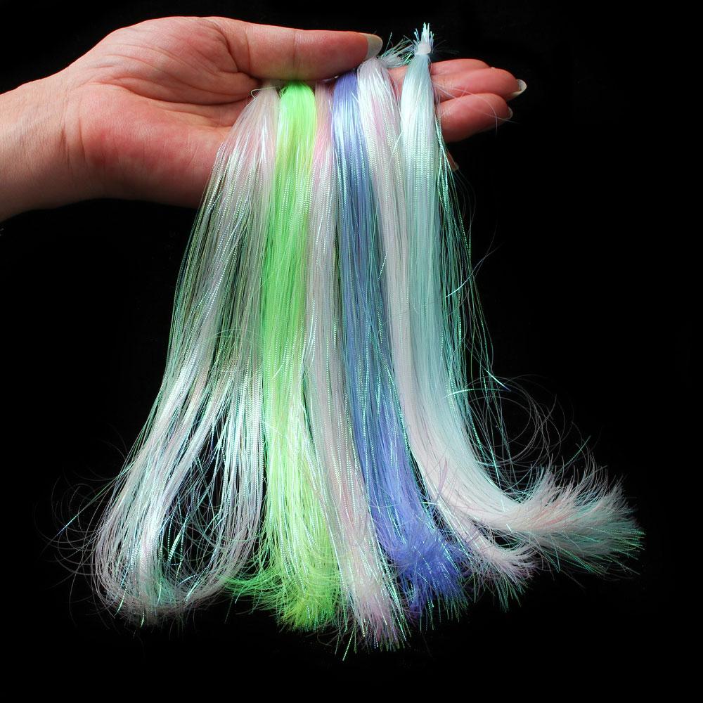 0.2mm Fly Tying Corrugated Lateral Scale Strands Saltwater Flashbou Bucktail Spinnerbait Fishing Lure Bait Tying Material