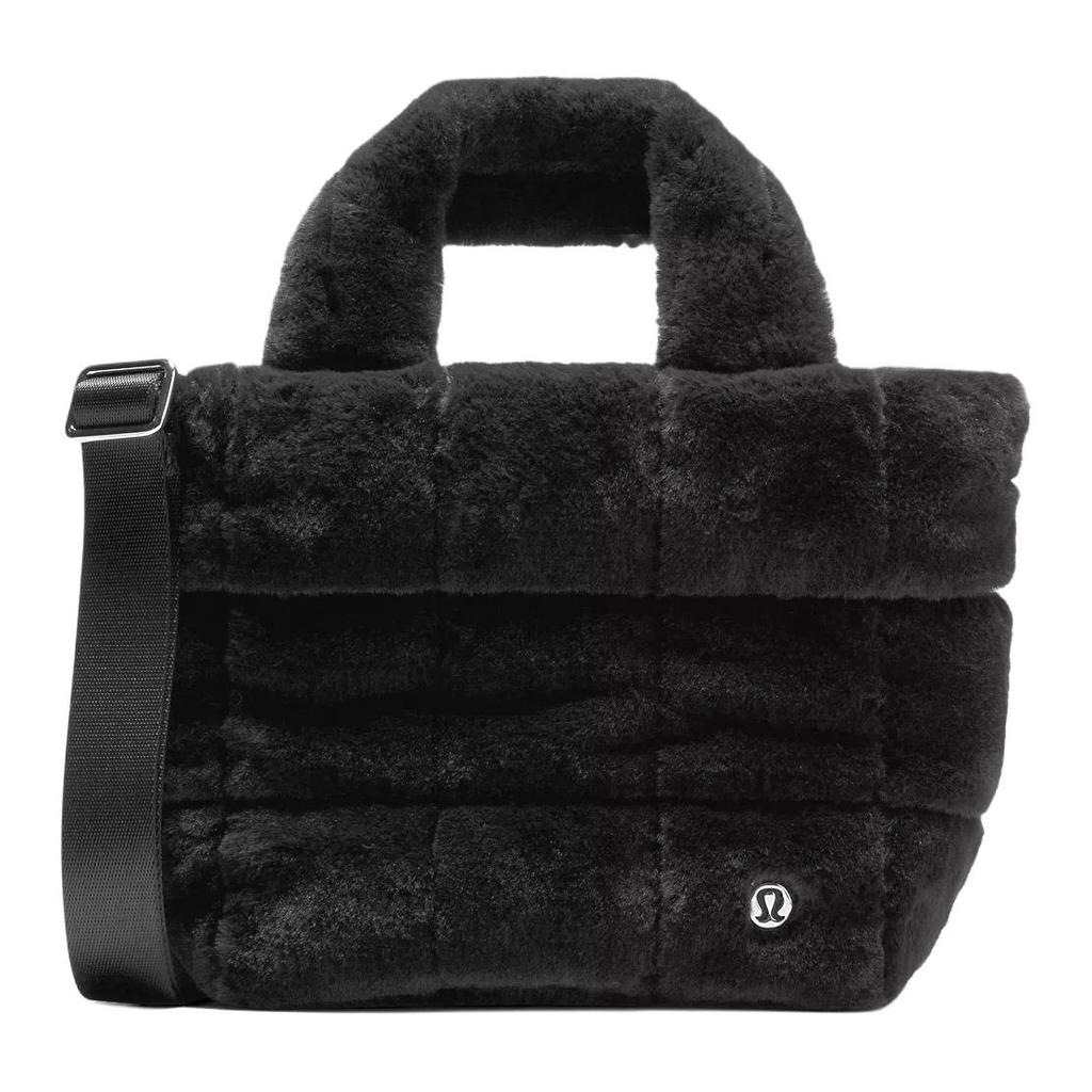 Lululemon Quilted Grid 5L Casual Recycled Polyester Shoulder Crossbody Mini Bag Women bags Black LW9FG5S-0001