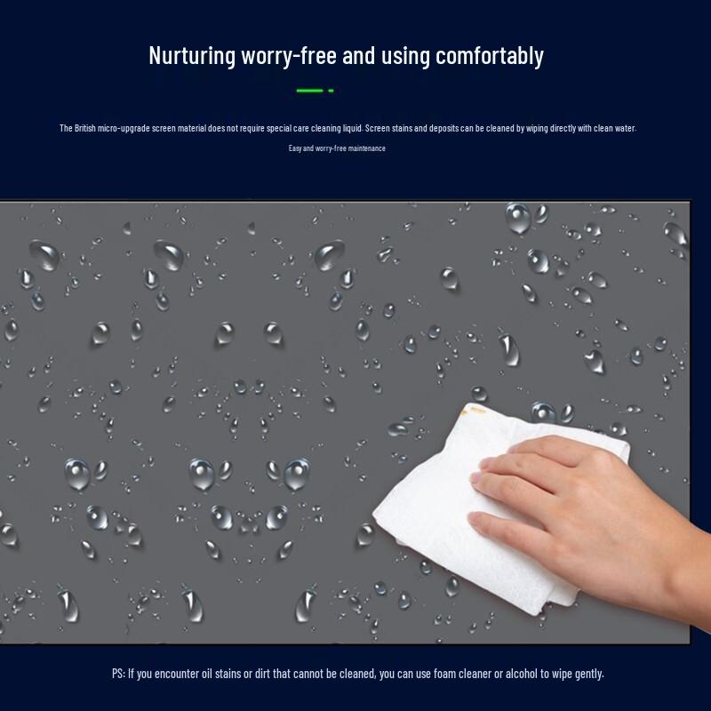 IN&VI GHZ Anti-Glare Fixed Frame Projector Screen