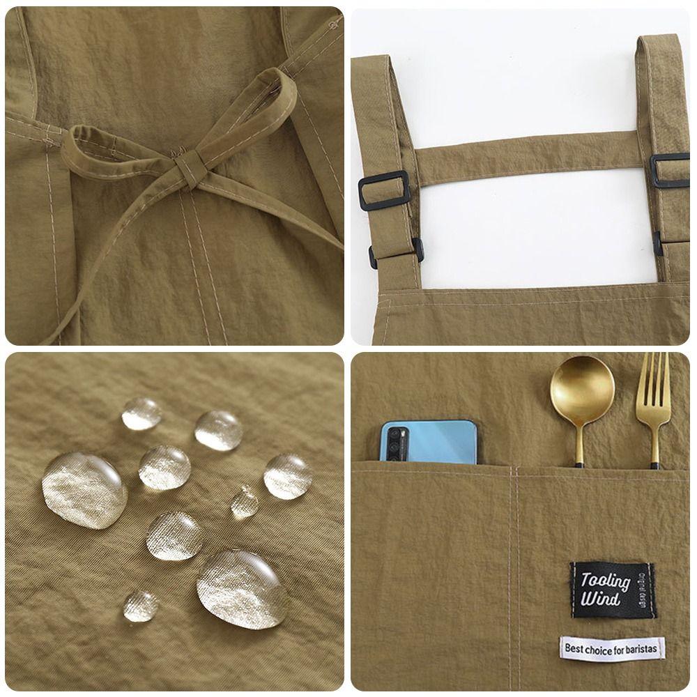 Adjustable Kitchen Apron Cartoon Cooking Smock Cute Catering Work Clothes  for Home Kitchen