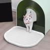 Litter Box Step Stool Cat Litter Tray Elevated Washable Mat Tray Stairs Ladder Pad For Senior Kittens Household Carpeted Floors