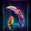 Декомпрессионные фиджет-игрушки для подростков и взрослых 3D-модель пластикового резака с гравитацией