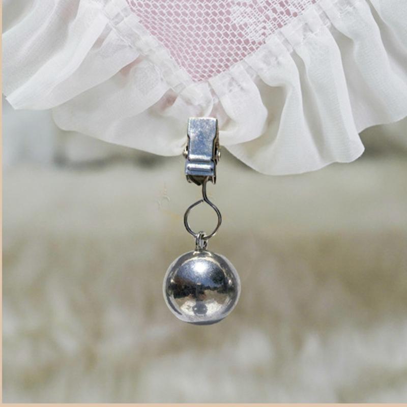 Металлические утяжелители для скатерти Портативные сферические зажимы Надежно фиксируют ткань на столах Идеально для домов Отелей Пикников Декораций мероприятий