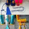 0.2-0.8mm 1 Roll Handwoven Tower Thread Tassel Thread Nylon Shiny Thread Nylon Cord For DIY Beading Bracelet Jewelry Making Popular Necklace