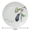 Noritake Large Plate Eggplant Diameter: Approx. 27cm, Height: Approx. 3cm Microwave SafeDishwasher Safe 1704-1LVT9930A