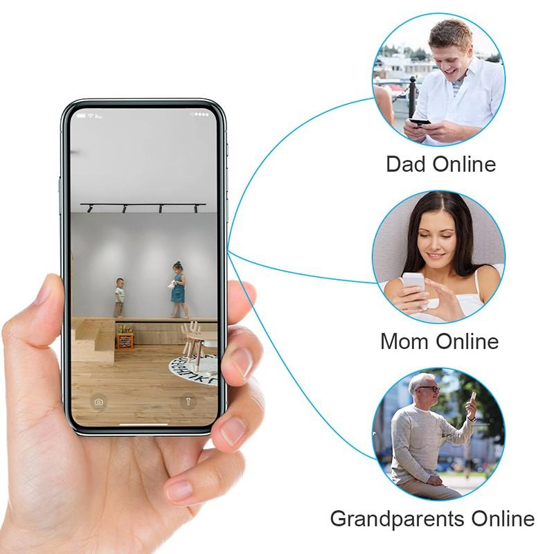 4MP 2K  IP WiFi Security Camera PTZ Dual Lens / Screen CCTV Outdoor Waterproof WiFi Surveillance Cameras Smart Home Security Camera