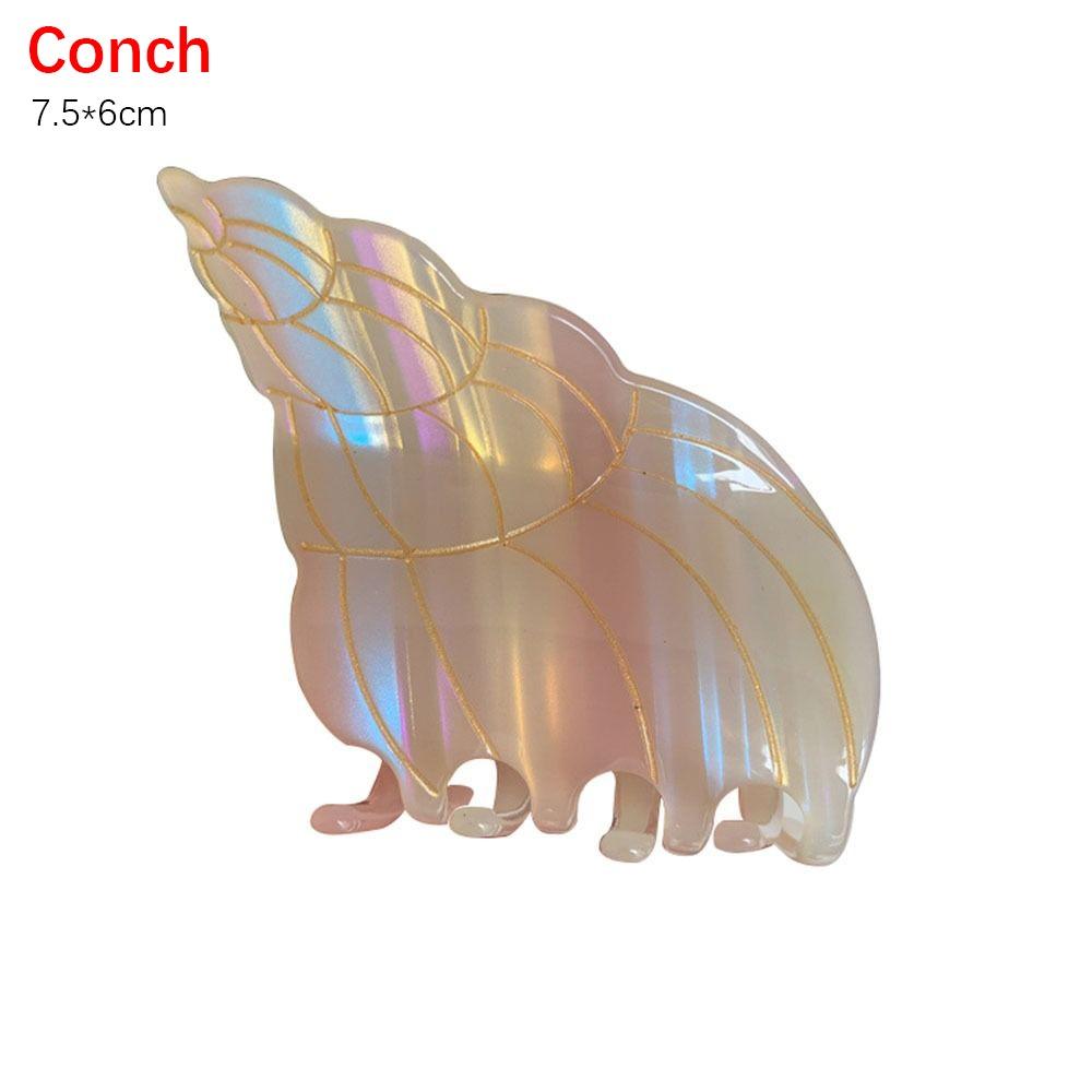 Ацетатный захват для волос серии «Морская биология» Индивидуальный захват для волос из акульего волоса Коготь для путешествий