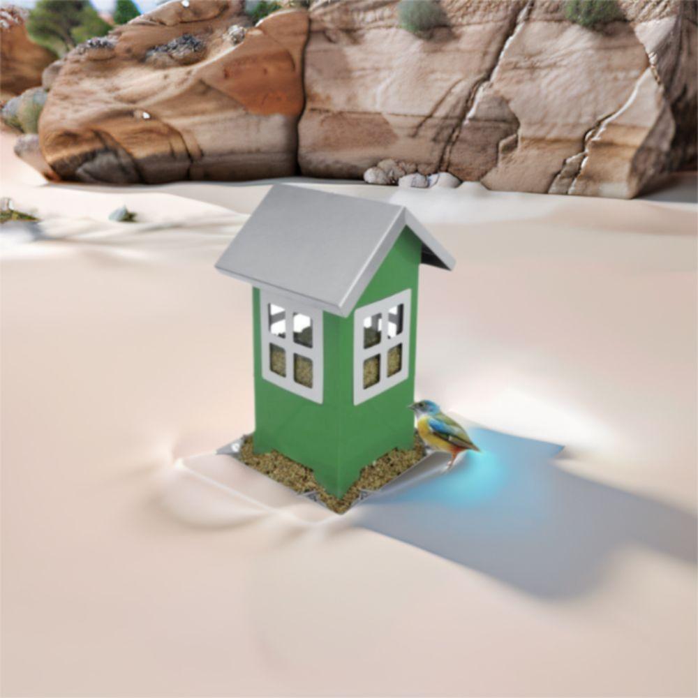 Прочная кормушка для птиц, симпатичный дозатор корма для птиц, инструмент для выращивания птиц, кормушка для птиц на открытом воздухе