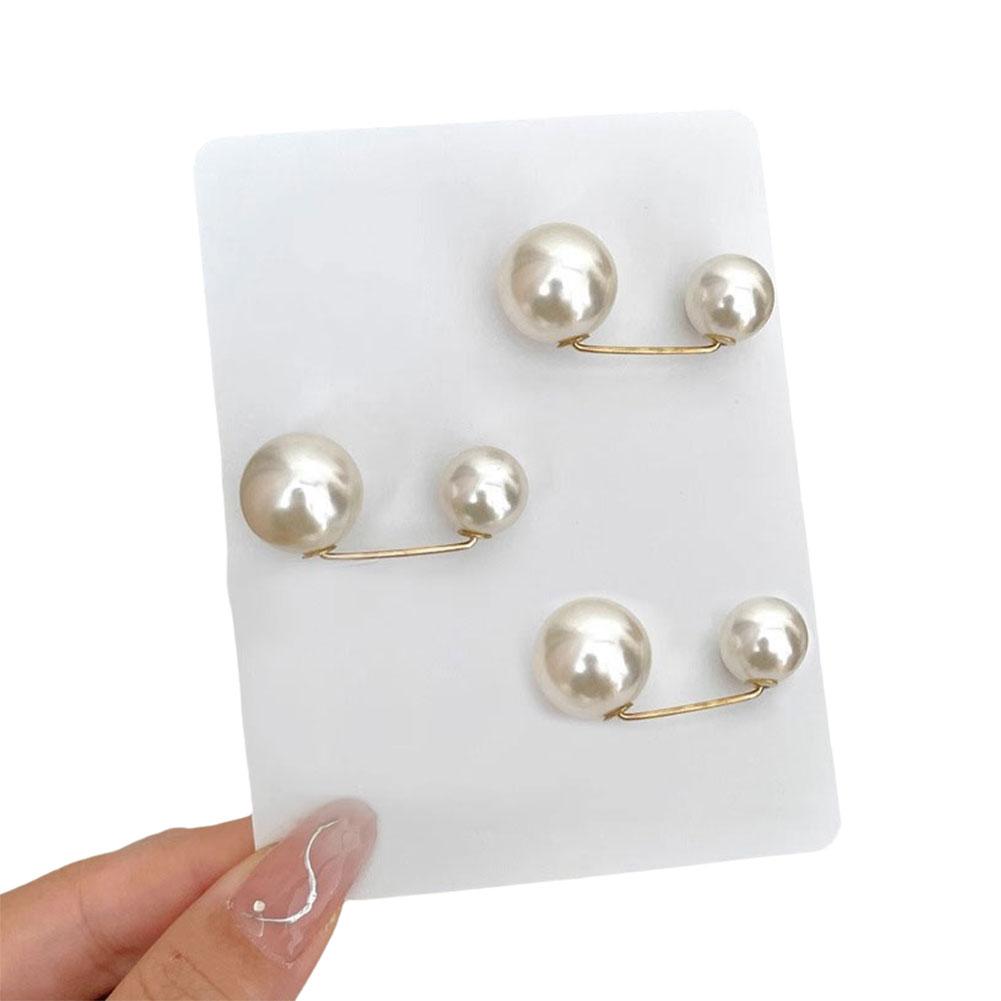 3 шт. Затягивающая талию пряжка Сплав Броши Булавки Зажим Искусственный жемчуг Регулируемые Пуговицы-пины Юбки Джинсы Пуговицы Аксессуары для одежды