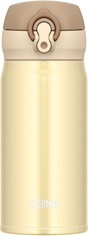 Термос Вакуумный Изолированный Портативный Кружка Кремовая CRG, 350 мл, Золотой, JNL-353