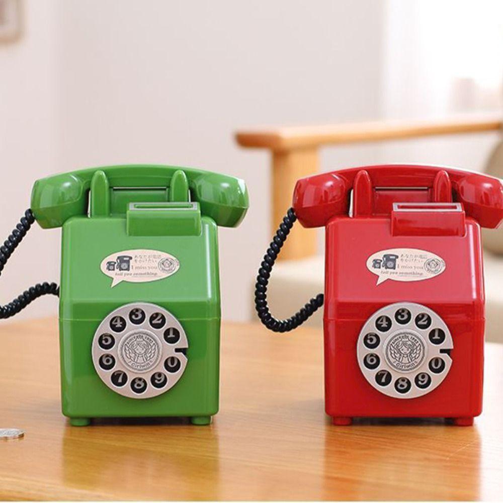 Ретро Телефон Копилка Креативный Подарок Копилка Милая Копилка Дети