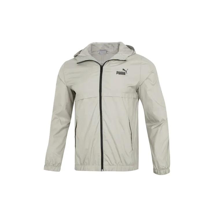 PUMA Jackets Men's Slate Gray Hooded Moderate Other (Unisex) Jackets 849462 68